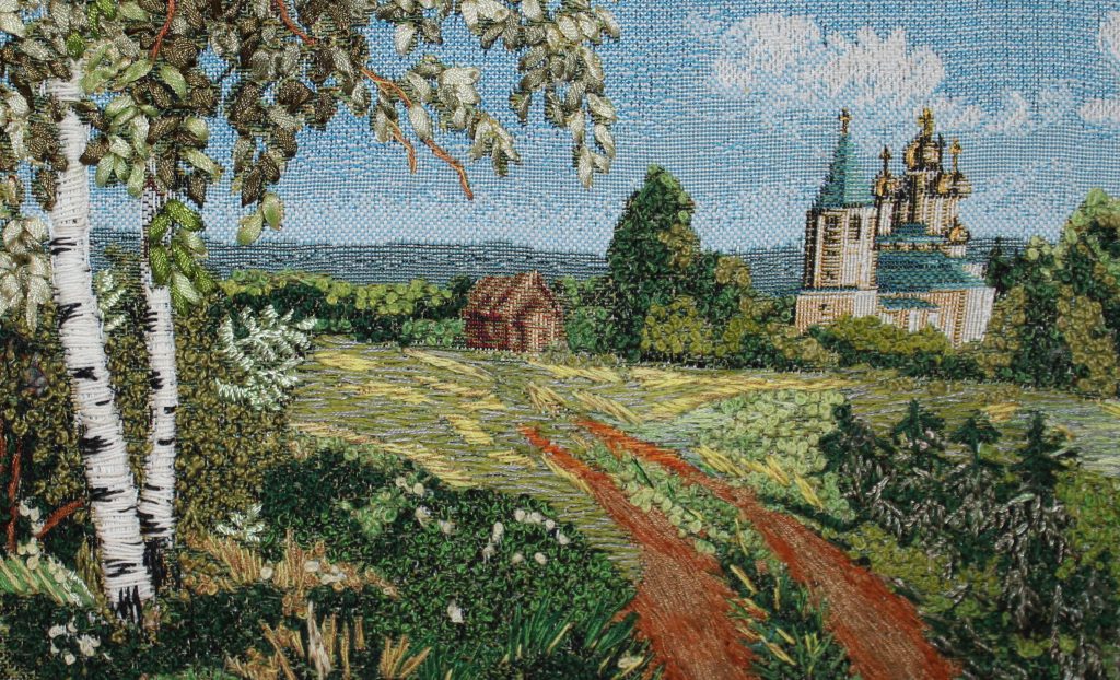Exhibition of embroidery by the ribbons of Alisa Ushenina “Flowers”