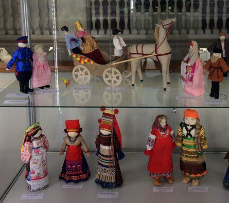Exhibition of the national doll of Marina Sedykh «Russian Wedding»