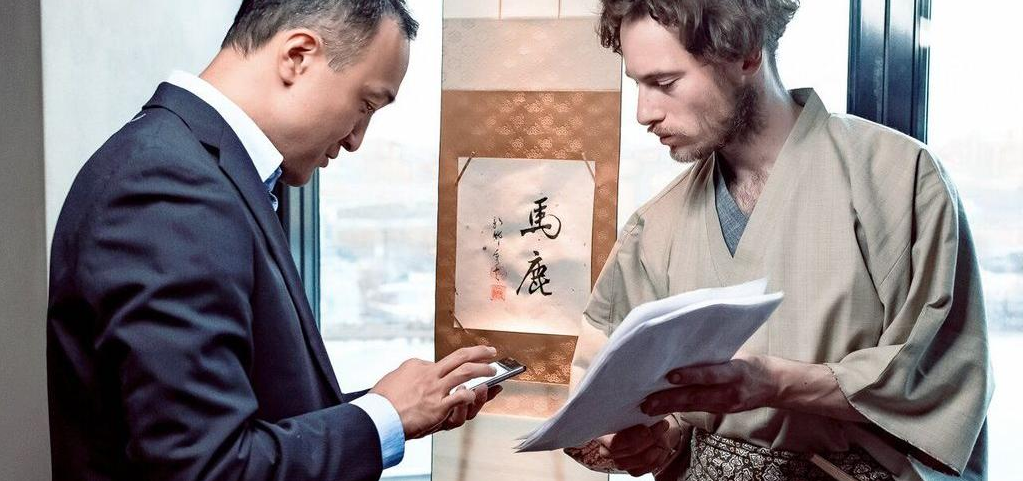 Meeting with the calligrapher. “Koans – a push to enlightenment”